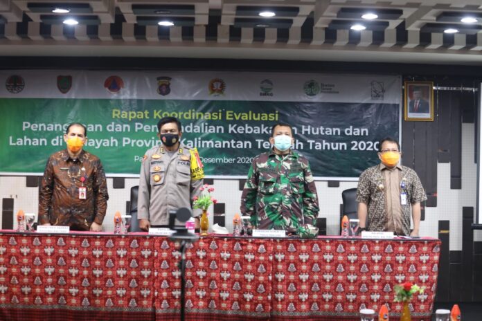 Setda Kalteng Buka Rakor Evaluasi Penanganan dan Pengendalian Karhutla di Prov. Kalteng
