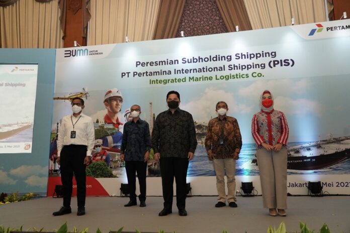 Menteri BUMN, Erick Thohir Resmikan PT Pertamina International Shipping sebagai Subholding Shipping P_60938fd3ac40b.jpeg