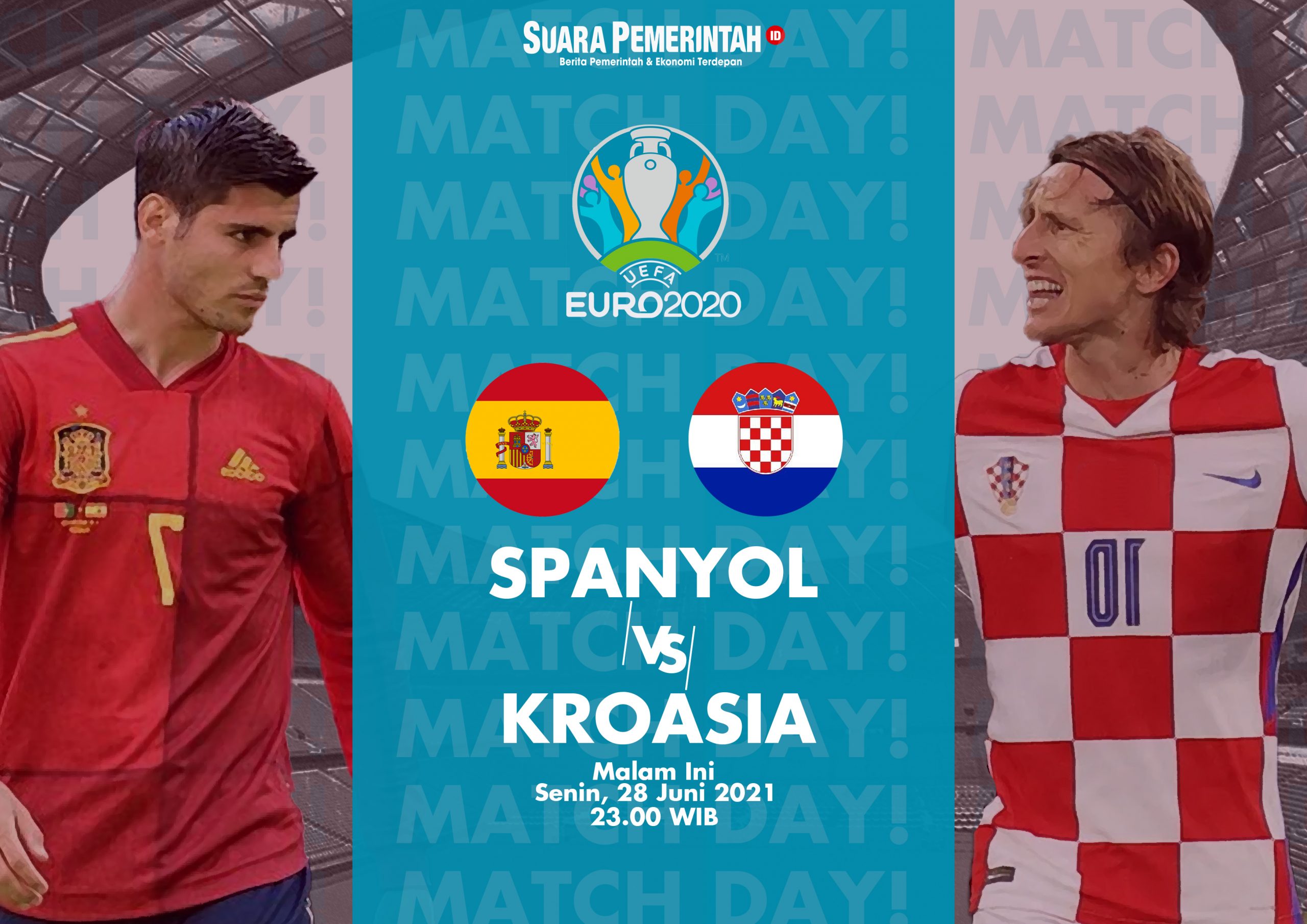 Prediksi skor kroasia vs spanyol piala eropa