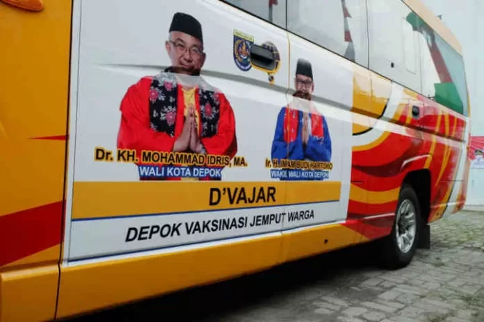 Pemerintah Kota (Pemkot) Depok menargetkan sebanyak 6.300 warga divaksin dalam program Depok Vaksinasi Jemput Warga (D'Vajar).