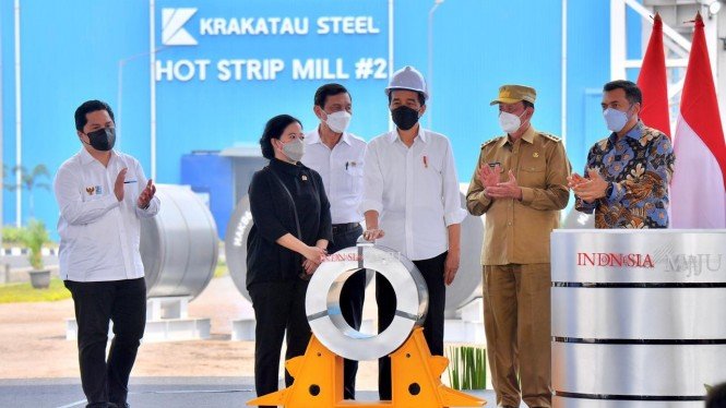 Presiden Joko Widodo (Jokowi) mengharapkan produksi baja dari pabrik baru HMS 2 milik KS dapat mengurangi impor baja sehingga akan menghemat devisa nasional hingga Rp29 triliun per tahun.