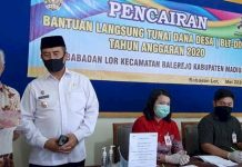 Penyaluran Bantuan Langsung Tunai (BLT) daerah oleh Pemerintah Kota (Pemkot) Madiun, Jawa Timur bagi warga setempat yang terdampak pandemi COVID-19 mencapai 50 persen