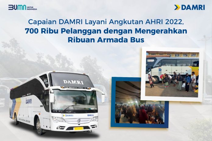 DAMRI Layani 700 Ribu Pelanggan dengan Ribuan Armada Bus
