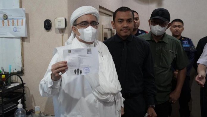 Kemenkumham: HRS Telah Penuhi Syarat untuk Pembebasan Bersyarat