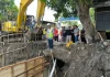 Bupati Kendal Tinjau Pembangunan Jembatan di Kartikajaya