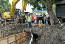Bupati Kendal Tinjau Pembangunan Jembatan di Kartikajaya