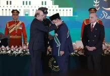 Presiden Prabowo dan Presiden Zardari Gelar Pertemuan di Aiwan-e-Sadr