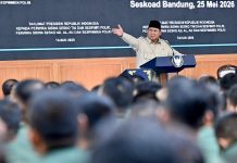 Prabowo Subianto Beri Taklimat 1.095 Perwira TNI-Polri di Bandung, Jadi Momen Bersejarah
