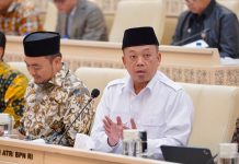 Menteri Nusron Laporkan Realisasi Anggaran Kementerian ATR/BPN Tahun 2025 kepada Komisi II DPR RI