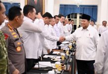 Menhan Ikuti Sidang Kabinet Paripurna di Istana Negara