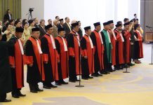 Lantik 13 Pimpinan Pengadilan Tingkat Banding, Ketua MA Ingatkan Pentingnya Keteladanan