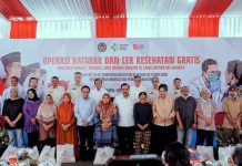 Kemenimipas Salurkan Bansos Sembako kepada 81 Peserta Pemeriksaan Katarak