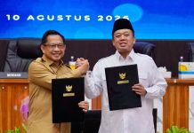 Sinkronisasi Data, Menteri ATR/BPN dan Mendagri Sepakati Pengintegrasian NIB dan NOP
