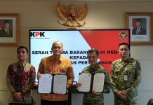 KPK Serahkan Aset Rampasan Korupsi Rp24,3 Miliar kepada Kementerian Pertahanan