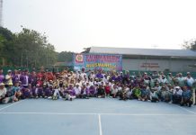 Silaturahmi Alumni Lewat Olahraga, Wamenhan Resmikan Turnamen Tenis Alusmanis V