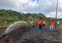 Karhutla di Sidangoli Halmahera Barat Berhasil Dipadamkan, Tim Gabungan Tetap Waspada