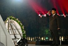 Presiden Prabowo Pimpin Ziarah Nasional di TMP Kalibata Jelang HUT ke-81 RI