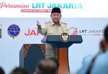 LRT Jakarta Kelapa Gading–Manggarai Diresmikan, Prabowo Soroti Pengelolaan Metropolitan 42 Juta Penduduk