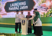 Permudah Akses ZIS, BAZNAS Jawa Timur Rilis Aplikasi HaloBAZ di Islamic Center Surabaya