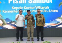 Pesan Wagub Sarbin Sehe di Pisah Sambut Kakanwil Kemenkum Malut: Perkuat Sinergi dan Penegakan Hukum