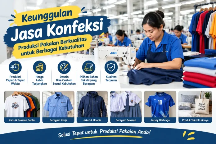 Mengenal Apa Itu Konfeksi dan Berbagai Jenis Produk Pakaian yang Dihasilkannya