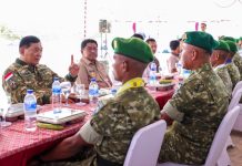 Kunker ke Sumba Timur, Menhan Sjafrie Sjamsoeddin Minta Prajurit Yonif TP 876/PLT Kawal Pembangunan Daerah