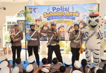 Kenalkan Tertib Lalu Lintas Sejak Dini, Polresta Tuban Ajak Murid TK Keliling Kota Pakai Bus Si Mas Ganteng