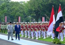 Presiden Prabowo Sambut Kunjungan Kenegaraan Presiden Mesir El-Sisi di Istana Merdeka